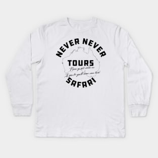 Never Never Safari Tours Kids Long Sleeve T-Shirt